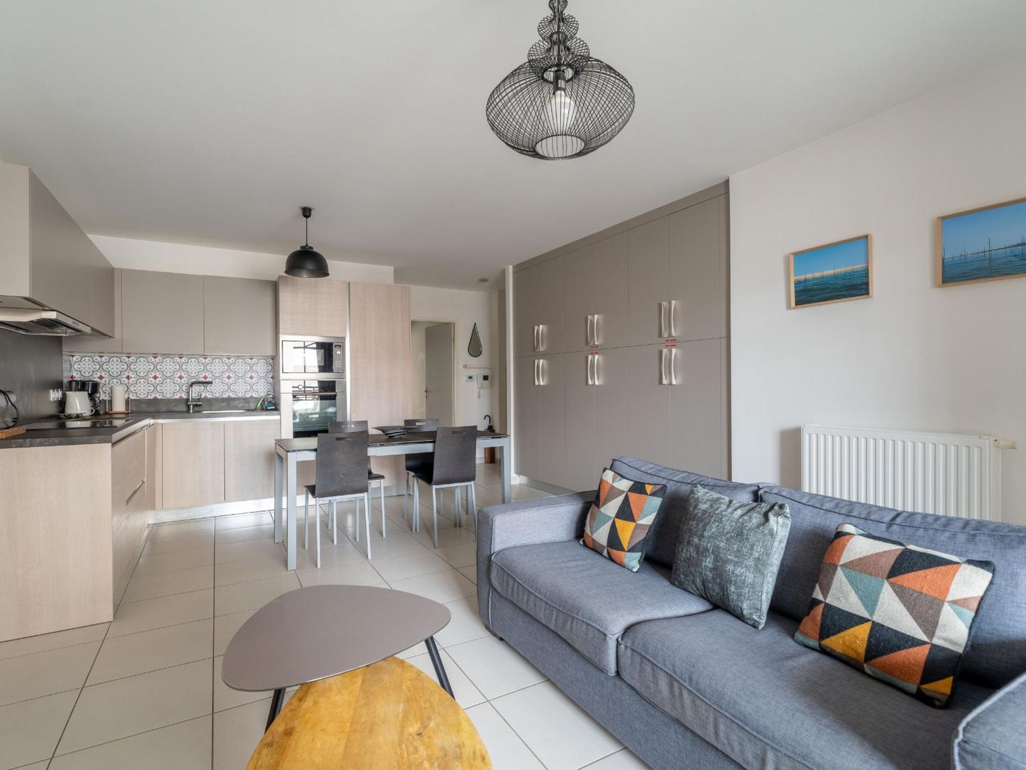 Appartement Central A Arcachon Avec 2 Chambres, Parking Prive Et Proche Plages - Fr-1-319-16 Exterior foto
